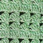 Diagonal Triangle Crochet Stitch