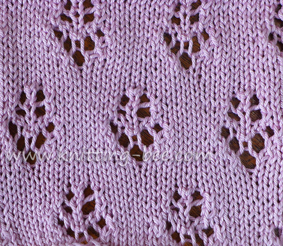 Flower Lace knitting Stitch