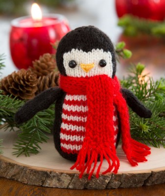 knitted penguin pattern