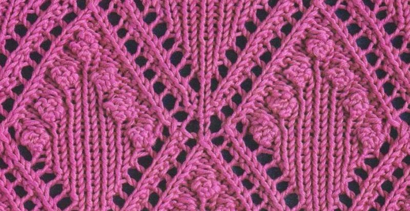 Diamond Lace and Bobbles