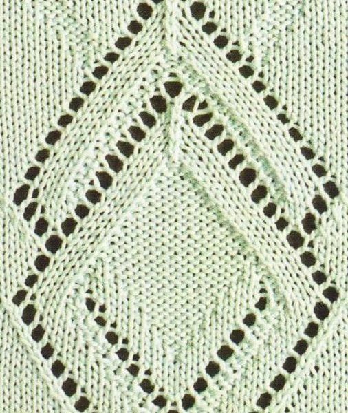 Diamond and Triangle Lace Panel