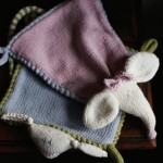 Mouse and Flying Fox Comforter Knitting Pattern