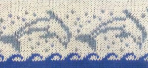 Dolphins Color Knitting