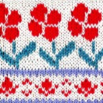 Flower Jacquard Knitting