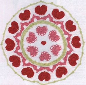 Crochet Heart Mandala