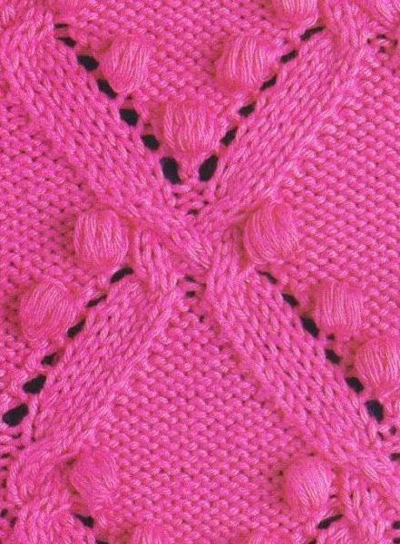 Diamond Lace and Bobbles