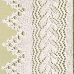 Knitted Edge and Lace Panel Chart