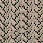 Lace Triangles Knit Stitch