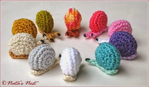 Little Snails Crochet Amigurumi