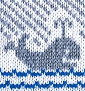 Whale Colorwork Knitting Pattern