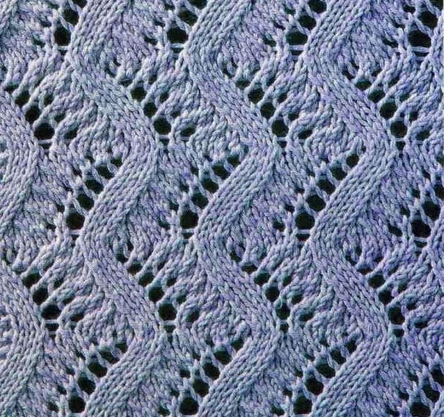 Wheat Waves Knit Stitch