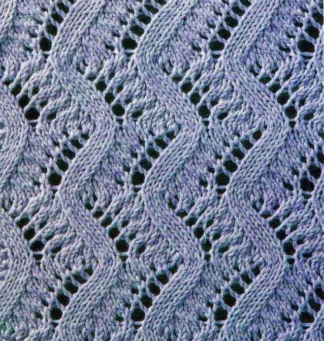 Wheat Waves Knit Stitch