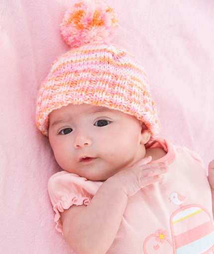 Baby's First Hat Free Knitting Pattern