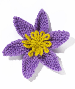 Clematis Crochet Flower