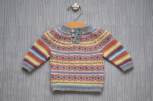 Colorwork Baby Pullover