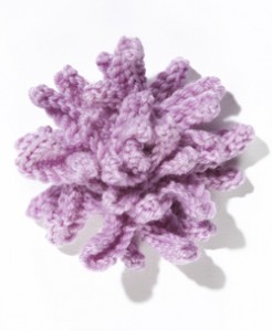 Dahlia Knit Flower