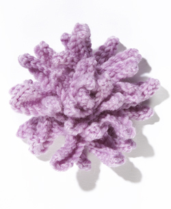 Dahlia Knit Flower