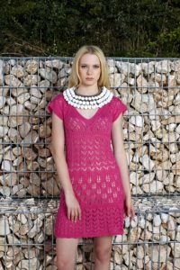 Free lace dress knitting pattern