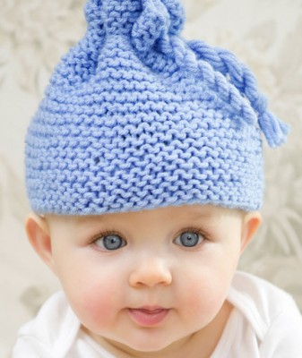 Garter Stitch Baby Hat