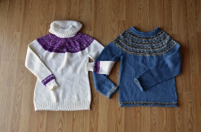 Hers and His Yoke Sweaters