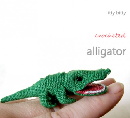 Itty Bitty Alligator Crochet Pattern