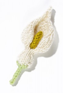 Knit Flower – Arum Lily