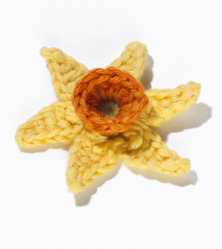 Narcissus Crochet Flower