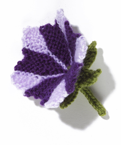 Petunia Flower Knit
