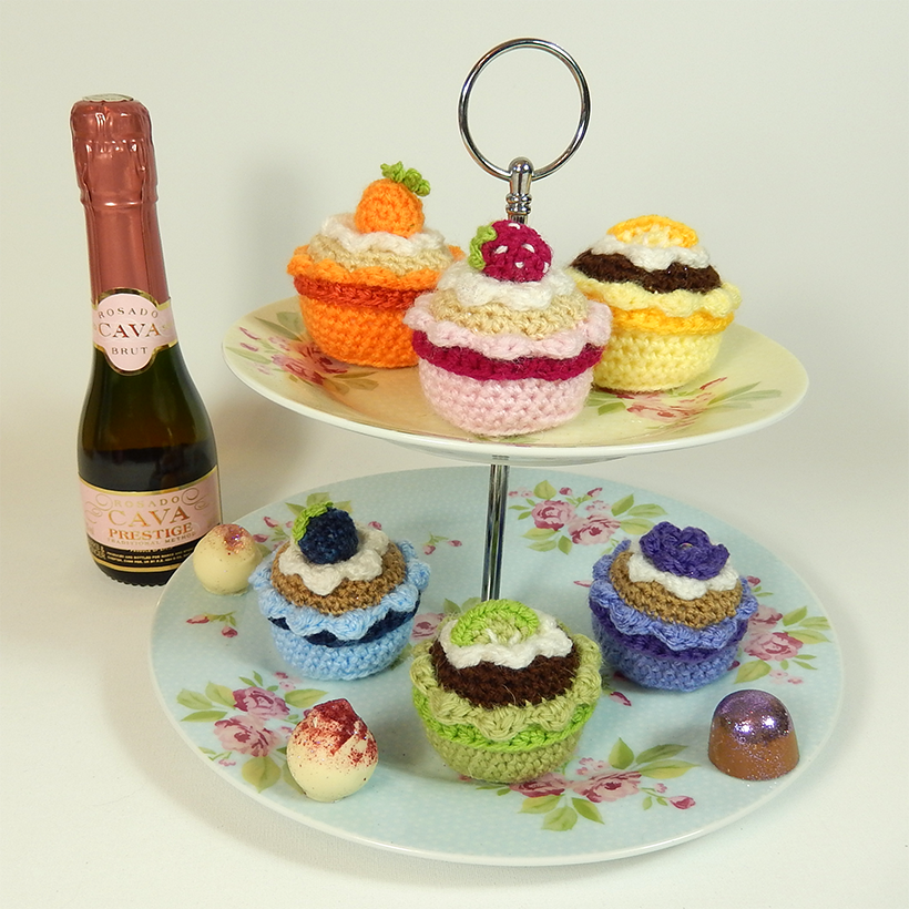 Birthday Cupcakes Crochet Pattern