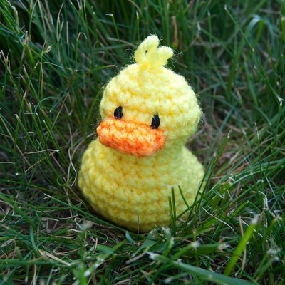 crochet rubber duckie