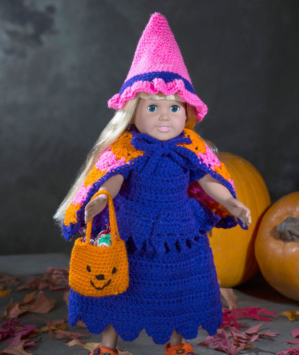 Doll Witch Costume Crochet Pattern