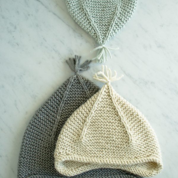Garter Ear Flap Hat