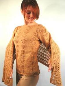 Leaflet Alpaca Cashmere Cockle Shell Pullover