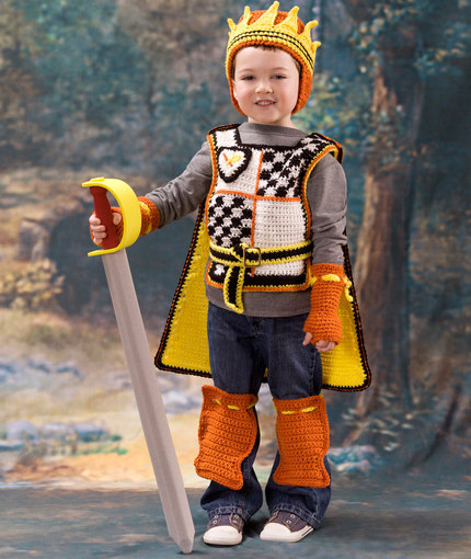 Medieval Prince Crochet Costume Pattern