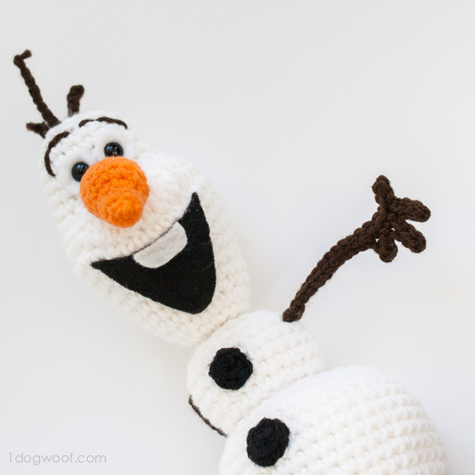 Olaf from Frozen Amigurumi Crochet Pattern!