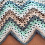 V-Stitch Crochet Ripple Afghan Pattern Free