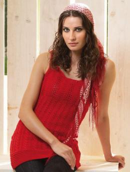 Red Mini Dress Free Knitting Pattern