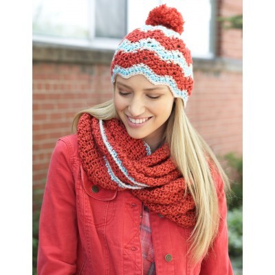 Ripple Hat and Cowl Set