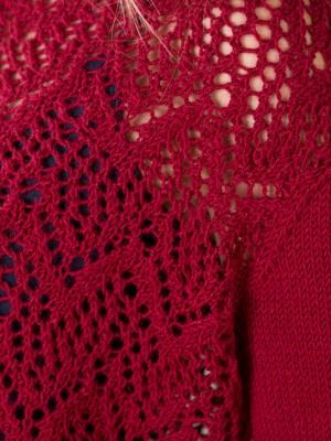 Winifred - Chevron Lace Sweater Knitting Pattern 1