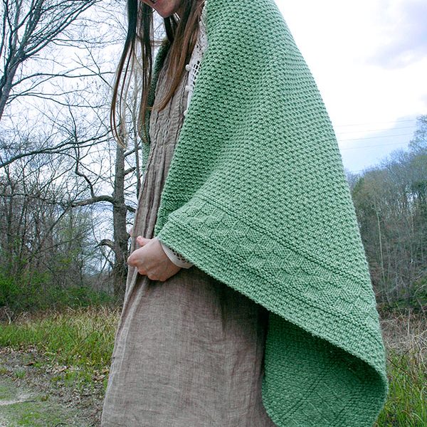 Capron Textured Throw Free Knitting Pattern