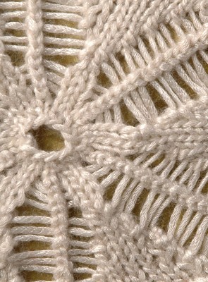 Free Knitted Snowflake Pattern 1