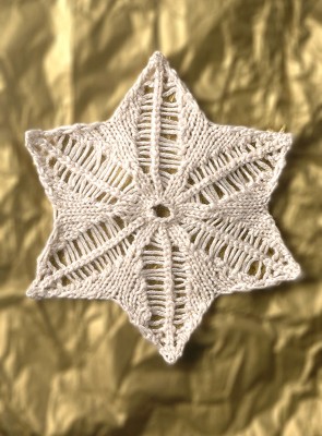 Free Knitted Snowflake Pattern