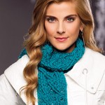 Crazy for Cables Scarf - Crochet