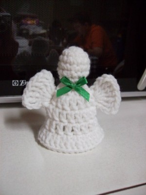 Crocheted Angel Bell