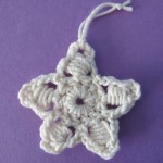 Five Point Star Crochet Ornament Pattern