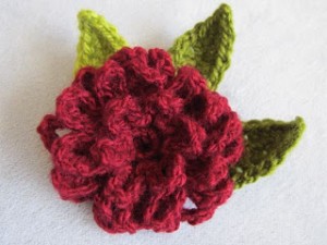 Zinnia Flower – Free Crochet Pattern