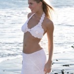 Chrocheted Bikini Top and a Cute Beach Skirt