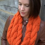 Galway Roving Cable Drop Stitch Cowl