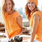 Sweater and Beanie in Eyelet Pattern
