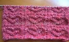 Textured Heart – Free Knitting Stitch